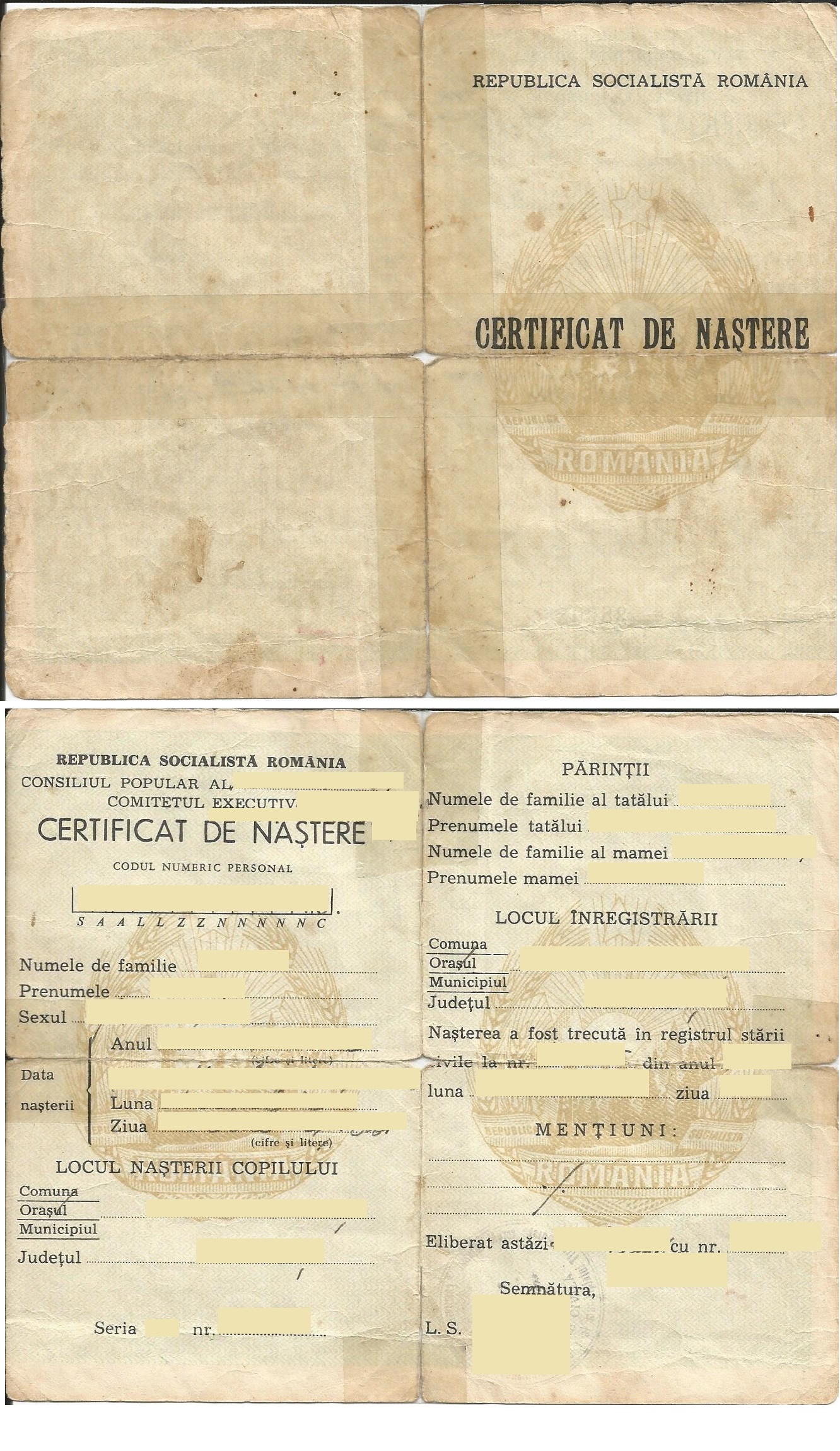 Certificat De Nastere Romania Beglaubigte Ubersetzungen