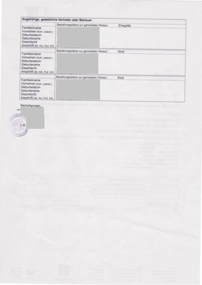 Meldebestätigung/-bescheinigung (DE-RO) - Beglaubigte Übersetzungen