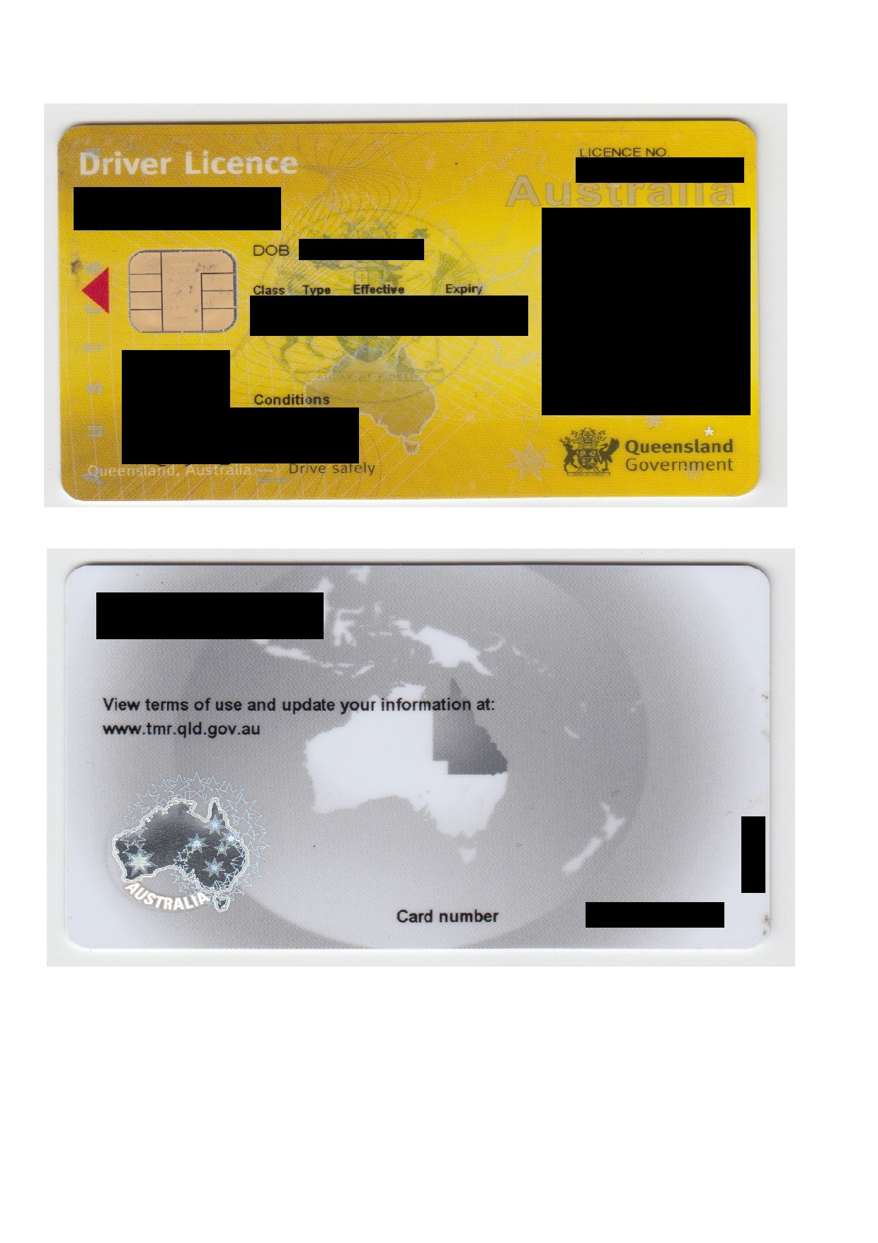 Driver Licence (Australia) [Scheckkartenformat] - Beglaubigte Übersetzungen