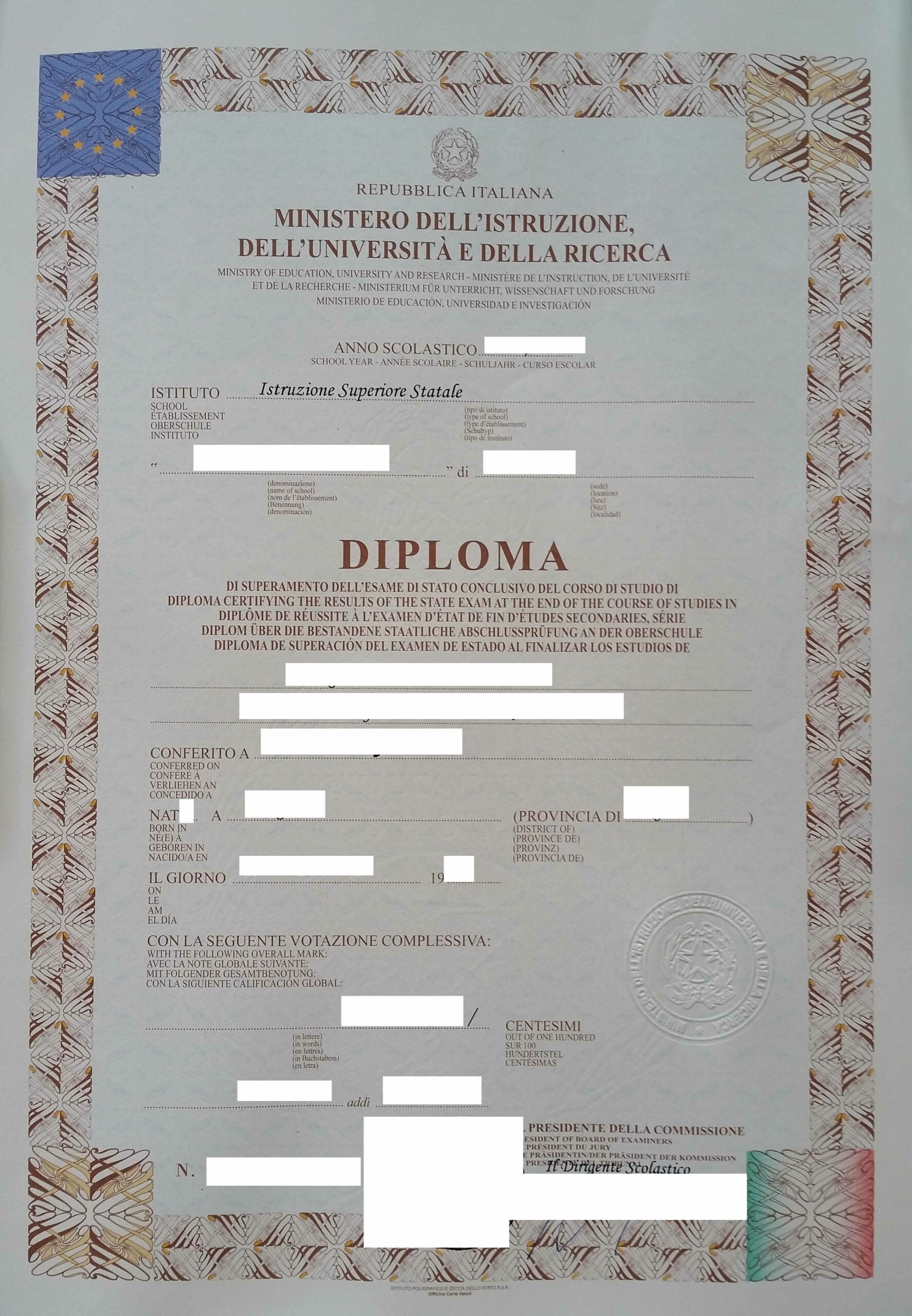 Diploma Di Maturit Beglaubigte bersetzungen Diploma Di Maturit Beglaubigte bersetzungen